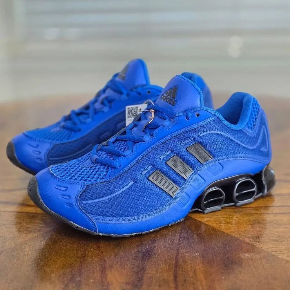 Adidas Megaride 01 Shoes Blue Black Sneakers JR3672 Men's 11.5 Running Shoes New